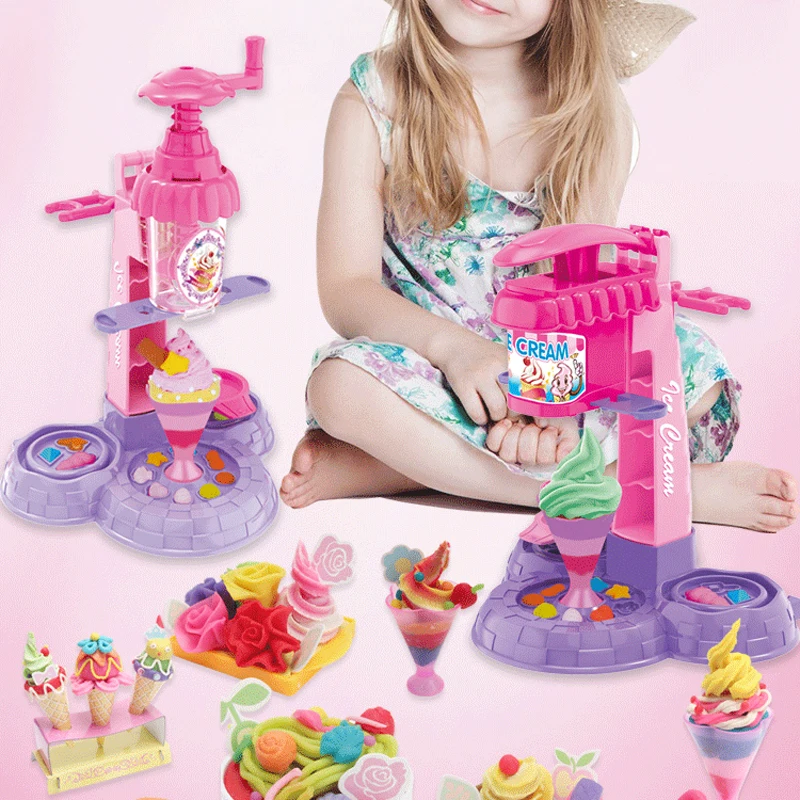 13/16 шт. DIY Пластилин для теста машина мороженого игровой набор сделай сам игрушка