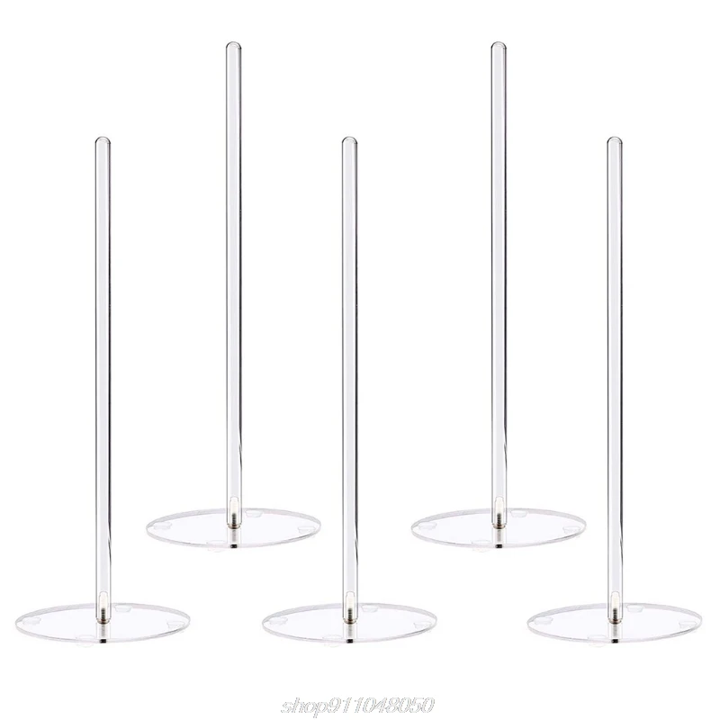 5 шт акриловые подставки для десертов Дисплей прозрачный бублики держатель