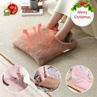 new electric heated warm cosy foot hand warmer heating slippers sofa pillow warm foot cover feet heating pad winter warm gifts