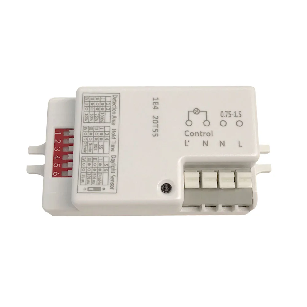 AC 110V 240V/50Hz микроволновый радар Сенсор корпус выключателя детектор движения для
