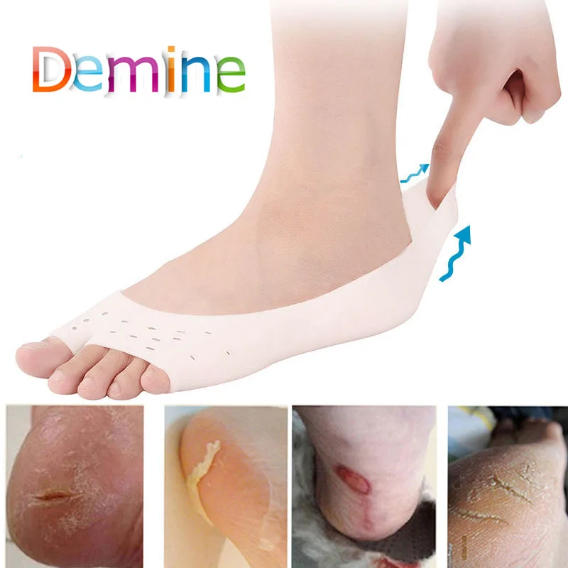 Силиконовая осветляющая отбеливающая маска для пяток | Обувь