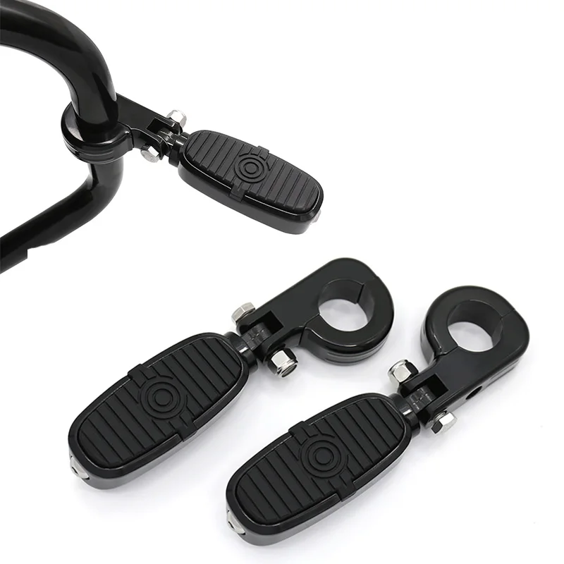 

Мотоцикл Универсальный Подходит для возраста от 1 1/4 "(32 мм) шоссе защита двигателя Harley Moto длинный Регулируемый шоссе колышки для ног подножки