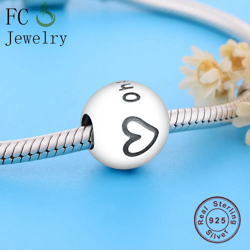 FC ювелирные изделия подходят оригинальный бренд браслет Pulsera 925 Стерлинговое