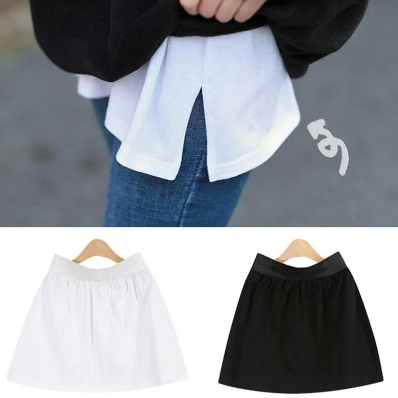 

FAKUNTN Adjustable Layering Fake Top Mini Skirt Shirt Extender Fashion Half Extended Women Accessories Adjustable Layering Fake