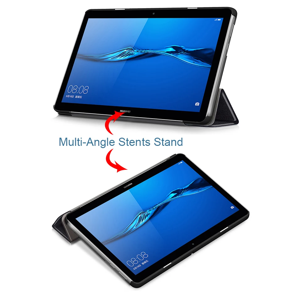 MTT PU кожаный чехол для Huawei MediaPad T3 10 AGS L09 L03 Honor Play Pad 2 9 6 дюймов Funda Folio Flip Stand Tablet Case