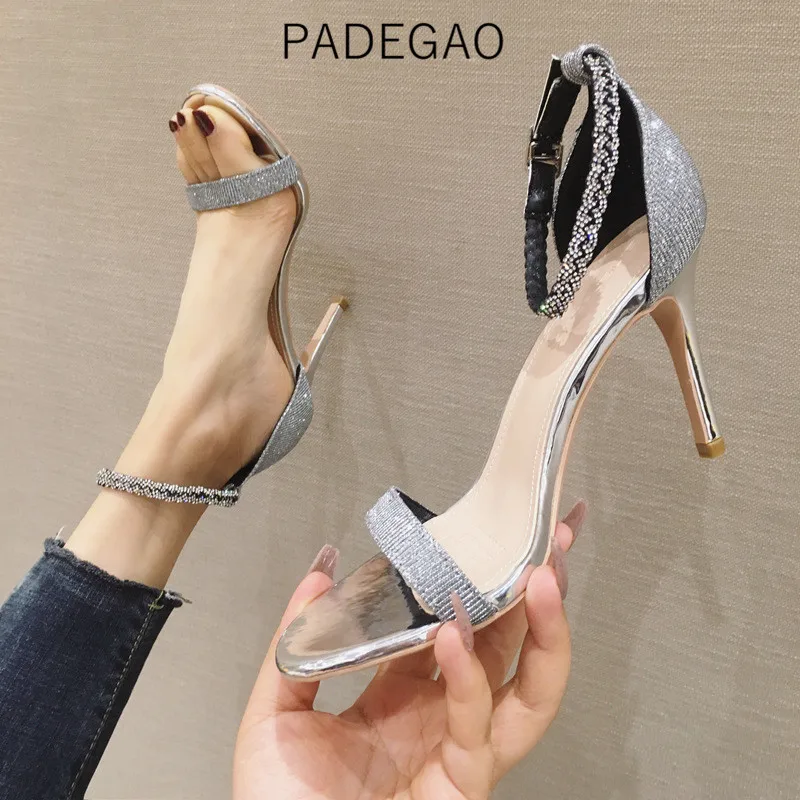 

2020 женские сандалии шикарные элегантные сексуальные женские сандалии Роскошная модная повседневная обувь для вечеринки