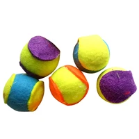 5pcs cat toy ball cloth set handmade colorful patch chewing ball cat toy kitten grasping ball toy pet kitten supplies