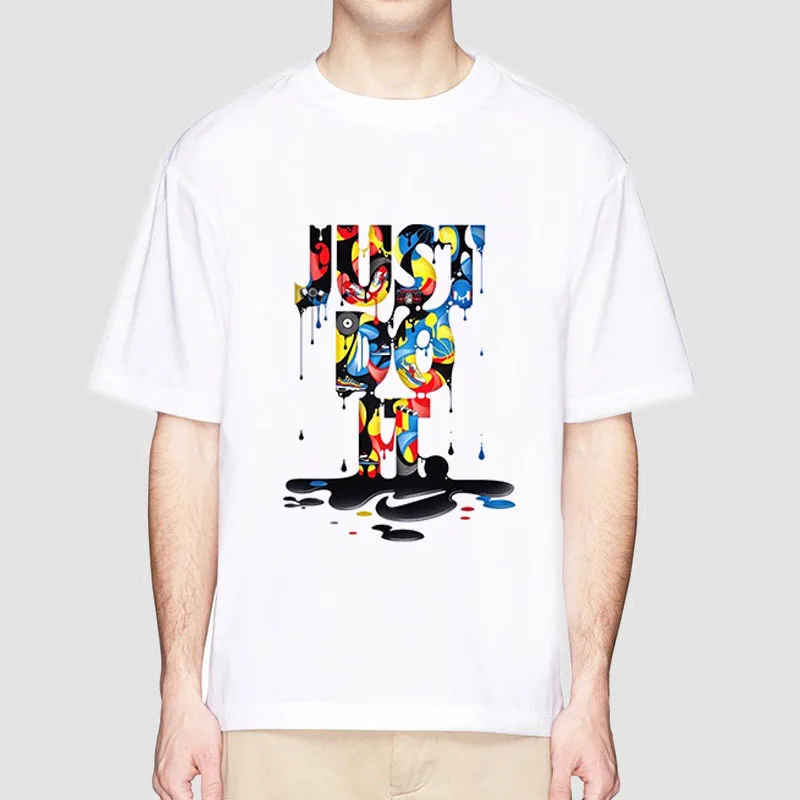 Новая брендовая мужская футболка новая модная с буквенным принтом модные