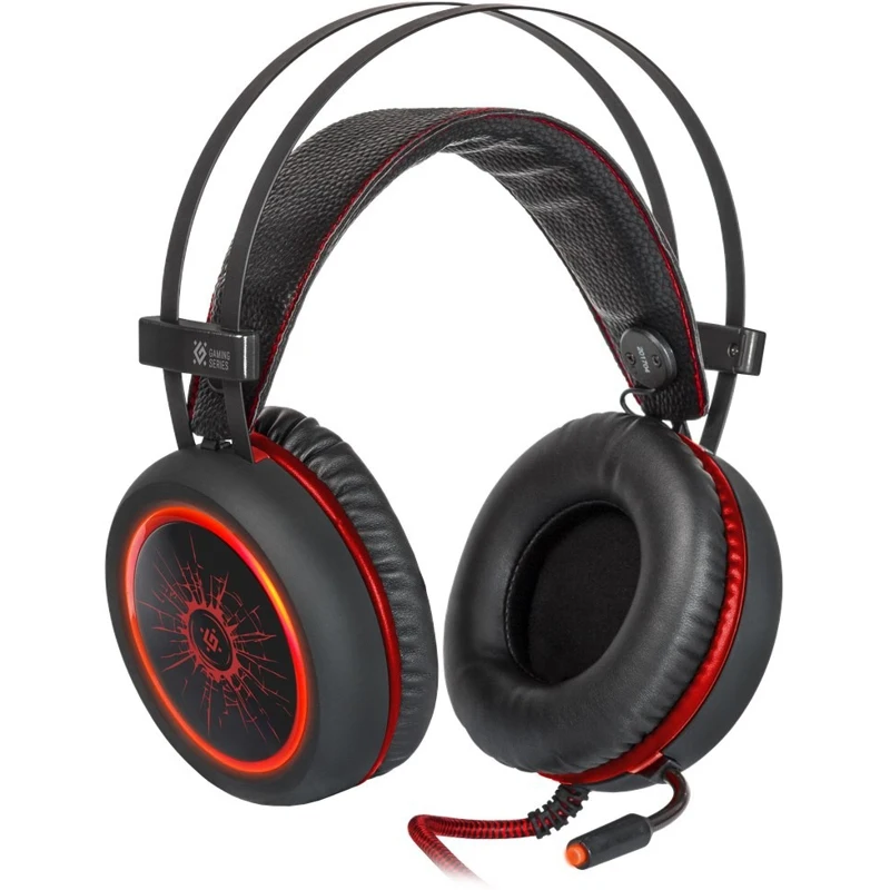 Гарнитура Defender DeadFire G-530D Black/Red проводная стерео 20-20000 Гц 16 Ом 100 дБ 100-16000 -42 USB/2x mini jack |