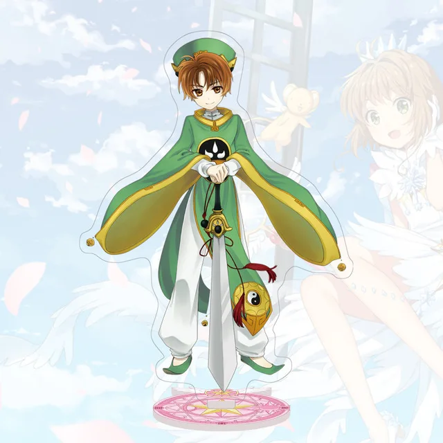 Аниме Cardcaptor искатель карт Sakura Li Shaoran прозрачная карта акриловая подставка фигурка настольное украшение Коллекция Модель игрушки Косплей Кукла