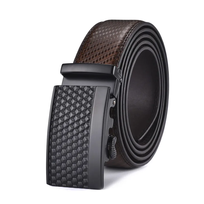 PK3003-T10-Brown Модные Автоматическая пряжка бренд Для Мужчин's Ремни роскошный модный мужской ремень для Для мужчин высокое качество мужской Ремни PK3003 - Цвет: PK3003-T10-Brown