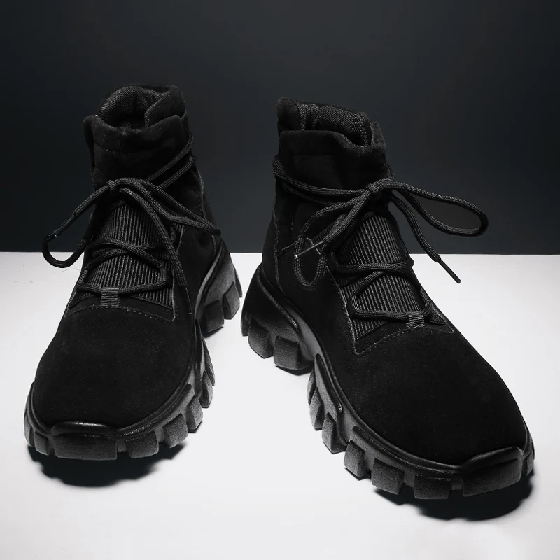 Новинка; модные мужские зимние ботинки; Водонепроницаемая Уличная обувь; Bottes Pour Hommes; кроссовки; Мужская прогулочная обувь; chaussure homme