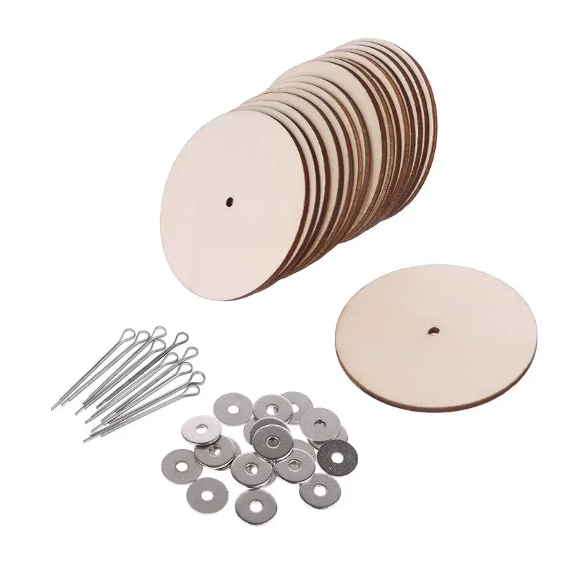 

10 Sets Wood Joints Connectors for Handmade Bear Craft Children Kids Toy DIY Scrapbooking Manual Handicraft Accessories RXBF