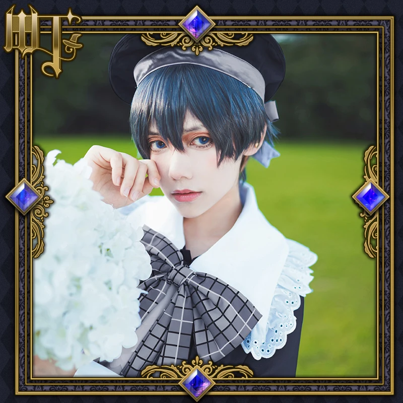 Аниме Черный дворецкий Cos Сиэль фантомхайв косплей костюм мужской