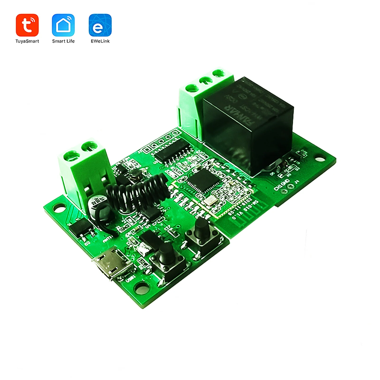 

Беспроводной релейный модуль Tuya & eWeLink ZigBee с поддержкой Wi-Fi