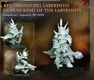 Модельный комплект из смолы Avatars of War 28307 Goblin King of Gobillings
