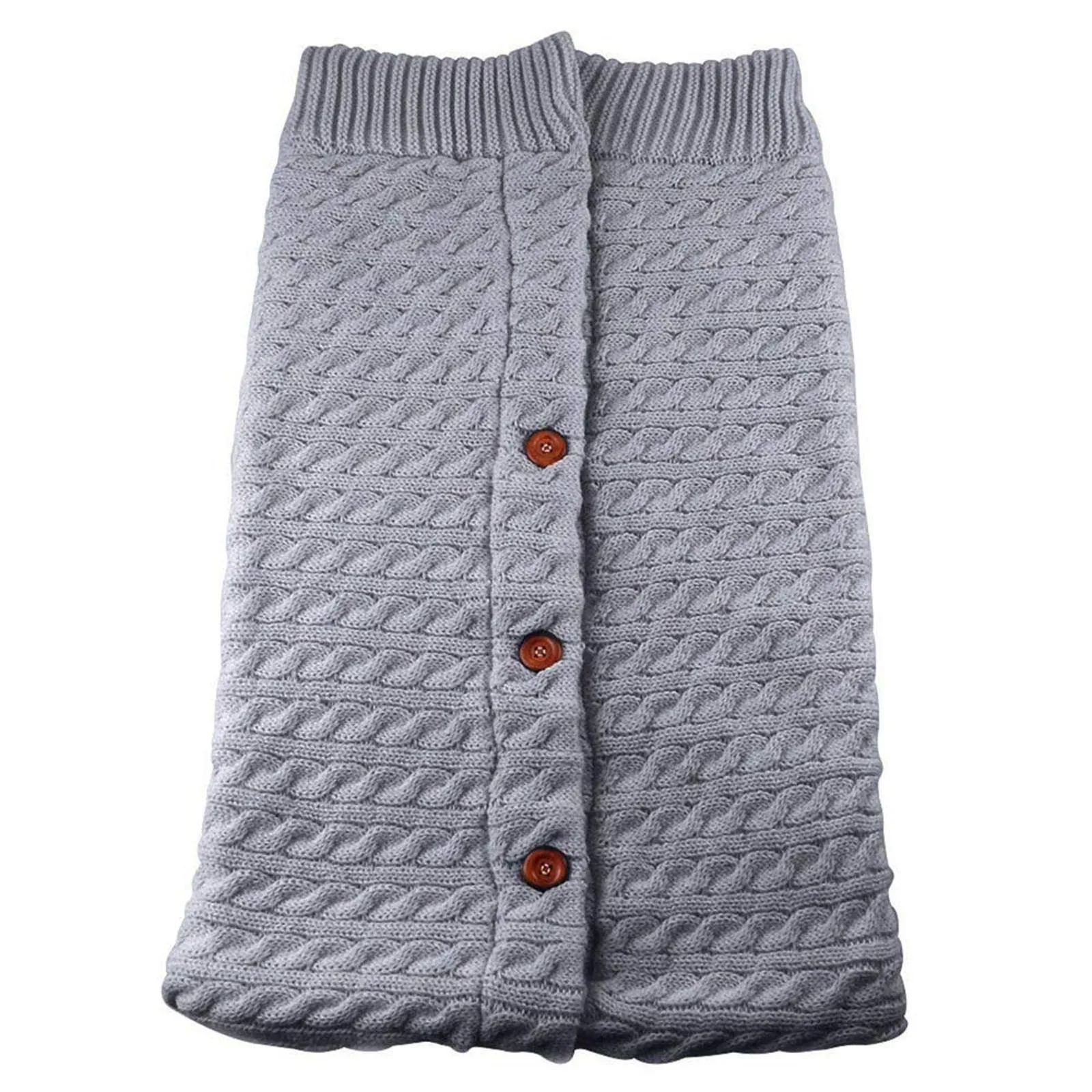 

Baby Sleeping Bag Envelope Winter Kids Sleepsack Footmuff For Stroller Knitted Sleep Sack Newborn Swaddle Knit Wool Slaapzak
