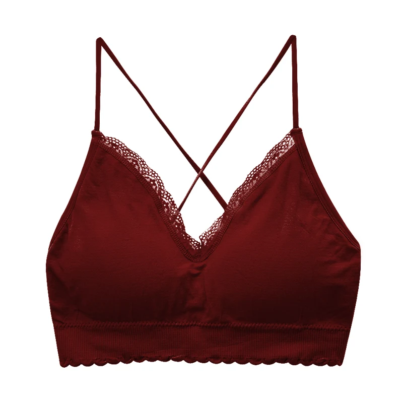 RED (Beauty style) Бюстгальтер, топ-труба, укороченные женские топы без бретелек, женское нижнее белье, сексуальное однотонное хлопковое женское нижнее белье, бесшовный бюстгальтер без косточек 302 - Цвет: RED (Beauty style)
