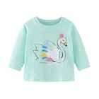 Футболка с длинным рукавом для девочек 2-7 лет