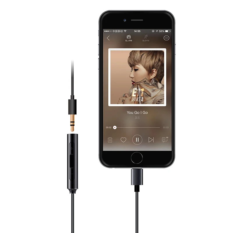Fiio i1 декодер наушников ЦАП iPhone аудио кабель усилитель Lightning штекер 3,5 мм разъем адаптер для Apple MFI iPhone 8 iPhone X