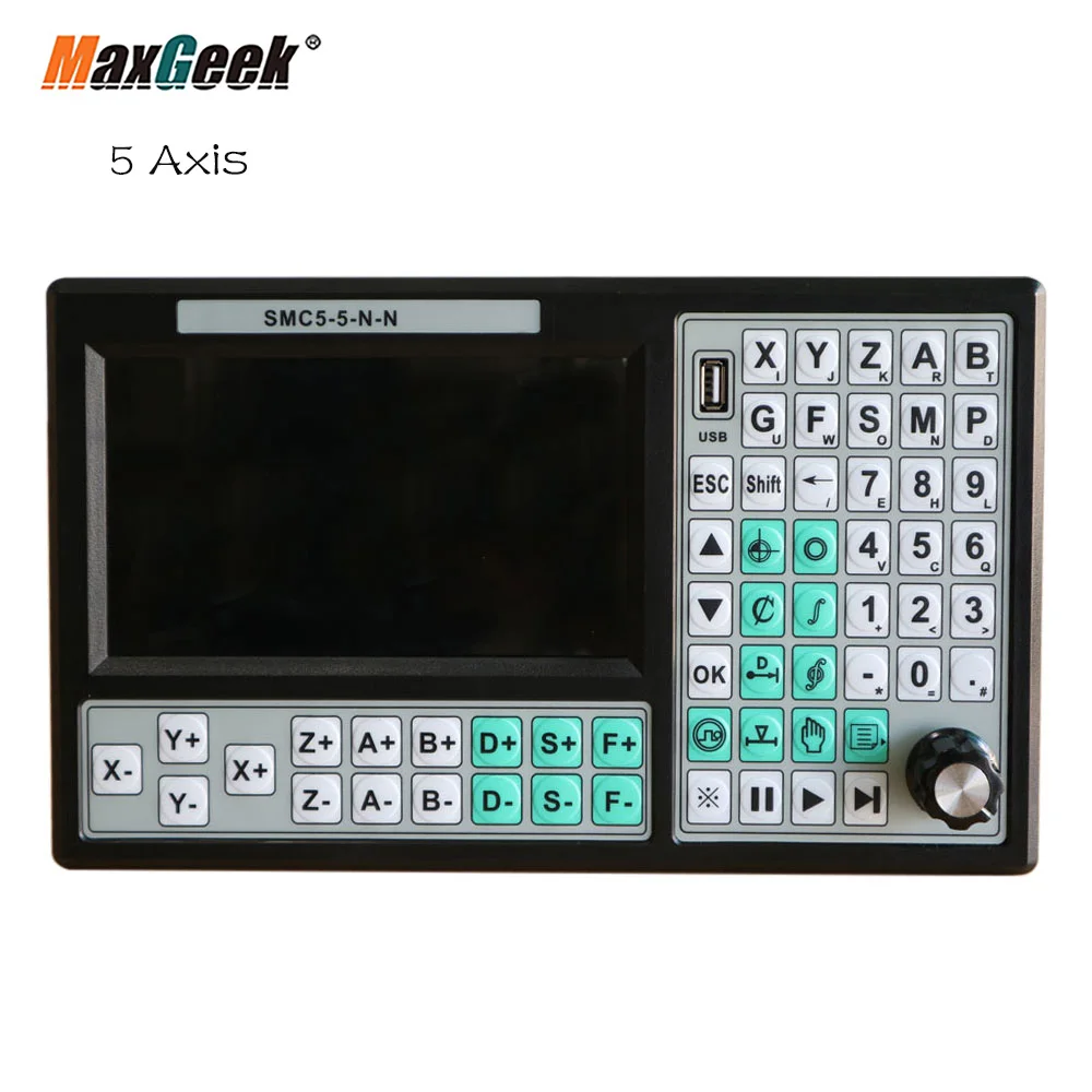 5 осевой контроллер движения Maxgeek CNC Автономный 500 кГц Замена USB контроллера Mach 3 7
