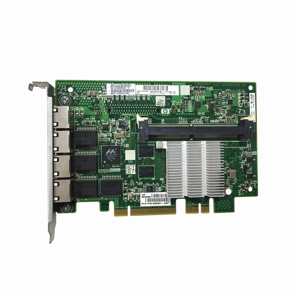 Original 4-port Gigabit Server Network Card NC375I 491838-001 468001-001 For HP ML370G6 ML370 G6