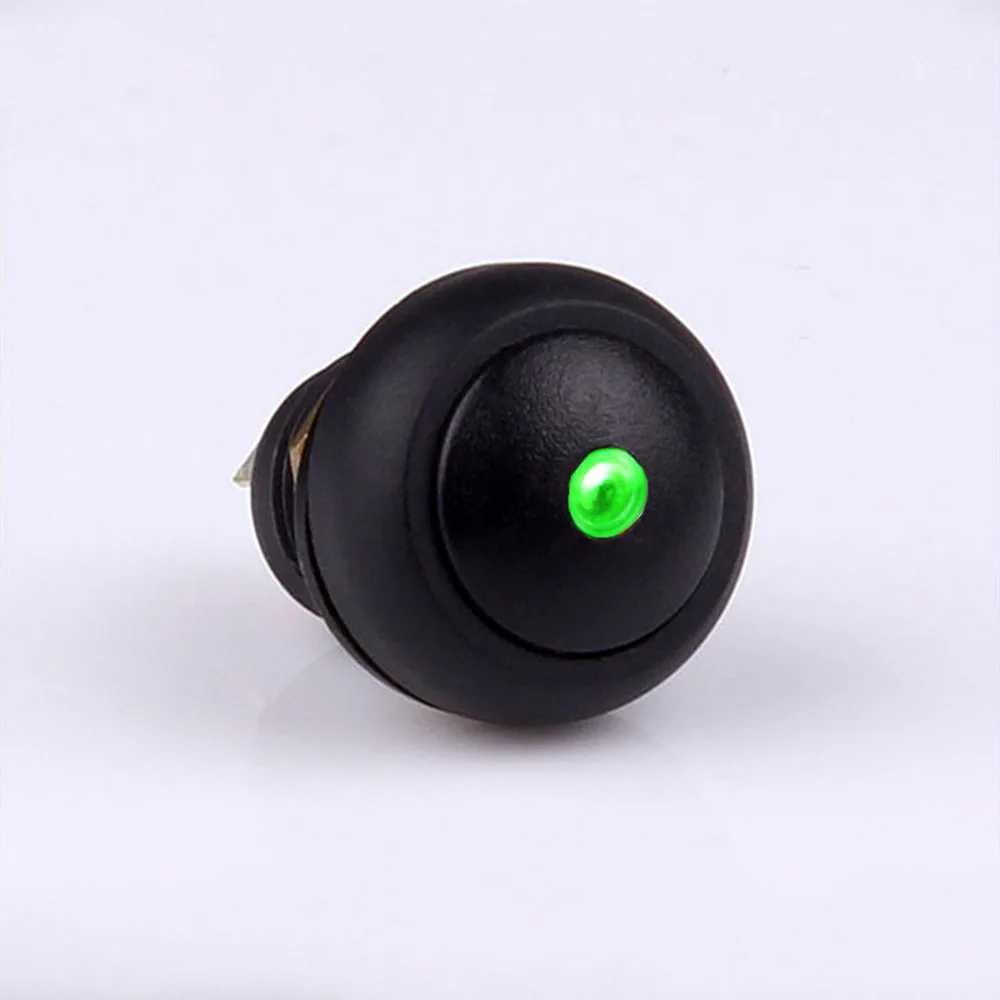 TOOWEI 12 мм 2 4 В dot led самоблокирующийся фиксация пластик IP67 водонепроницаемый