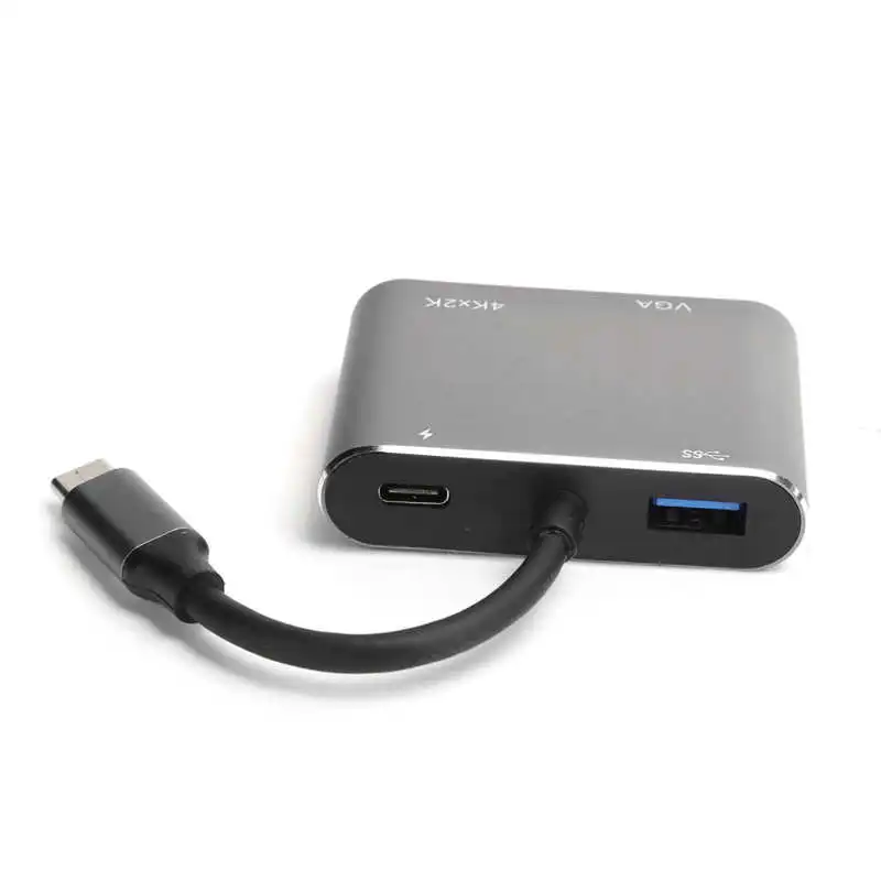 4in 1 концентратор Type-C в HD мультимедийный интерфейс VGA USB3.0 док-станция 4 конвертер 4K