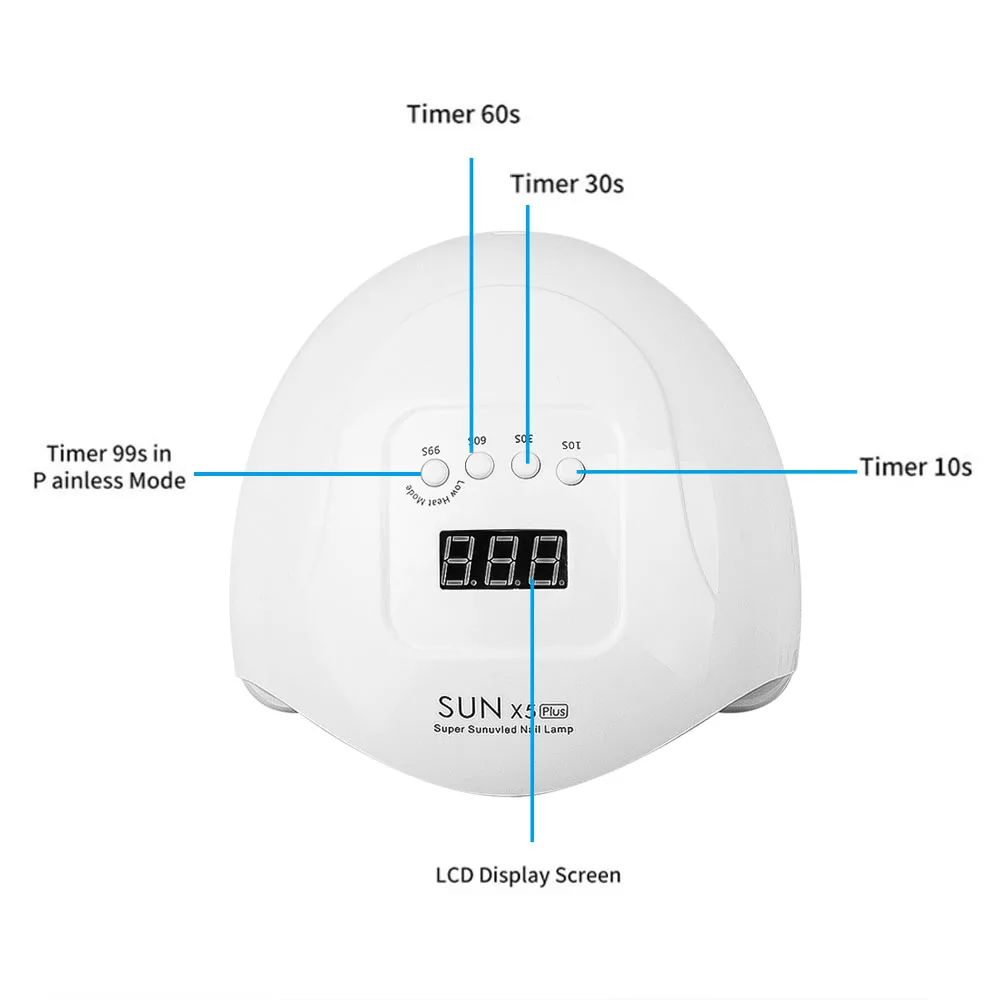 Лампа для сушки ногтей 80/36 Вт 2 цвета|Сушилки ногтей| |