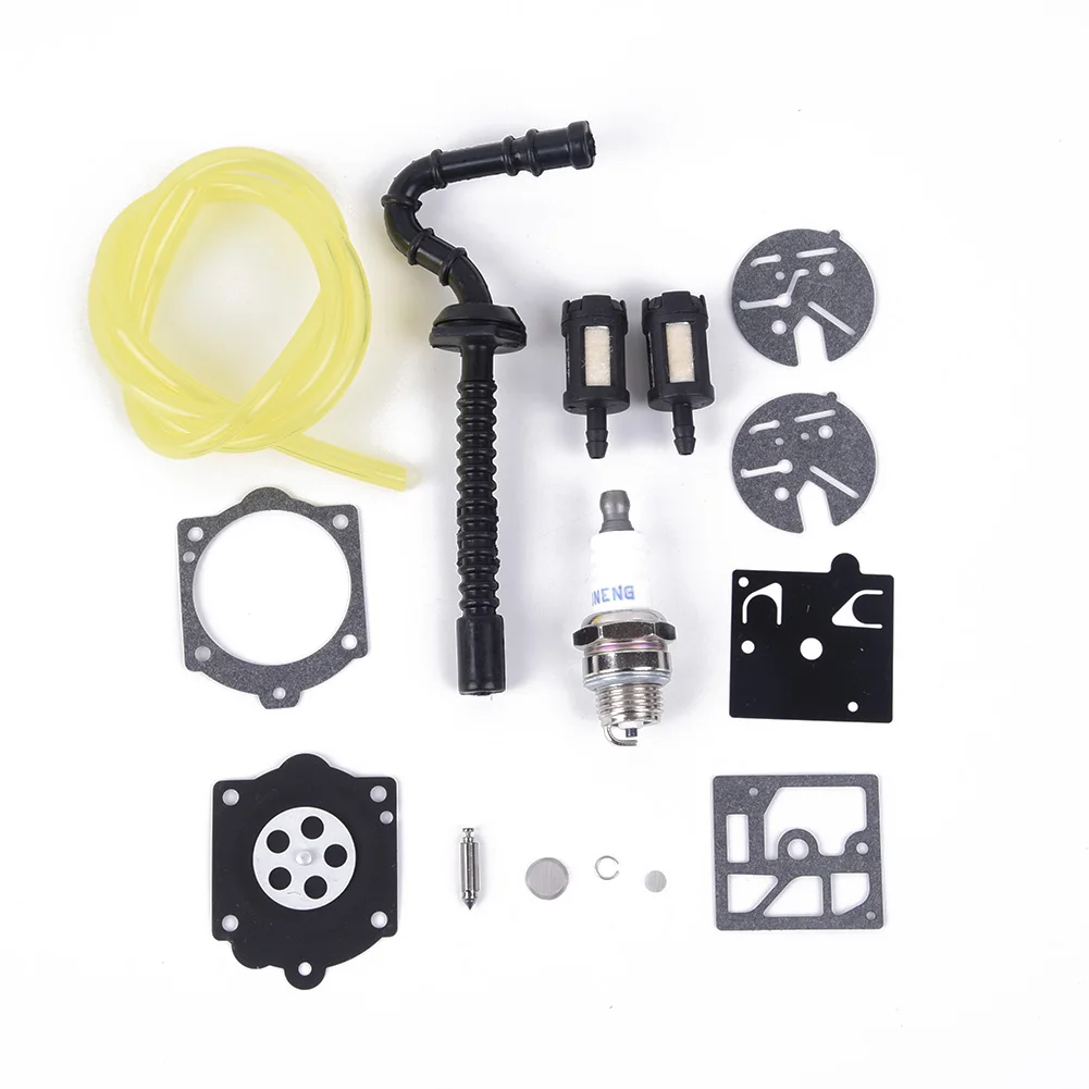 

Fuel Filter Line Spark Plug Kits For Stihl 015 015AV 015L Chainsaw Repair Parts.