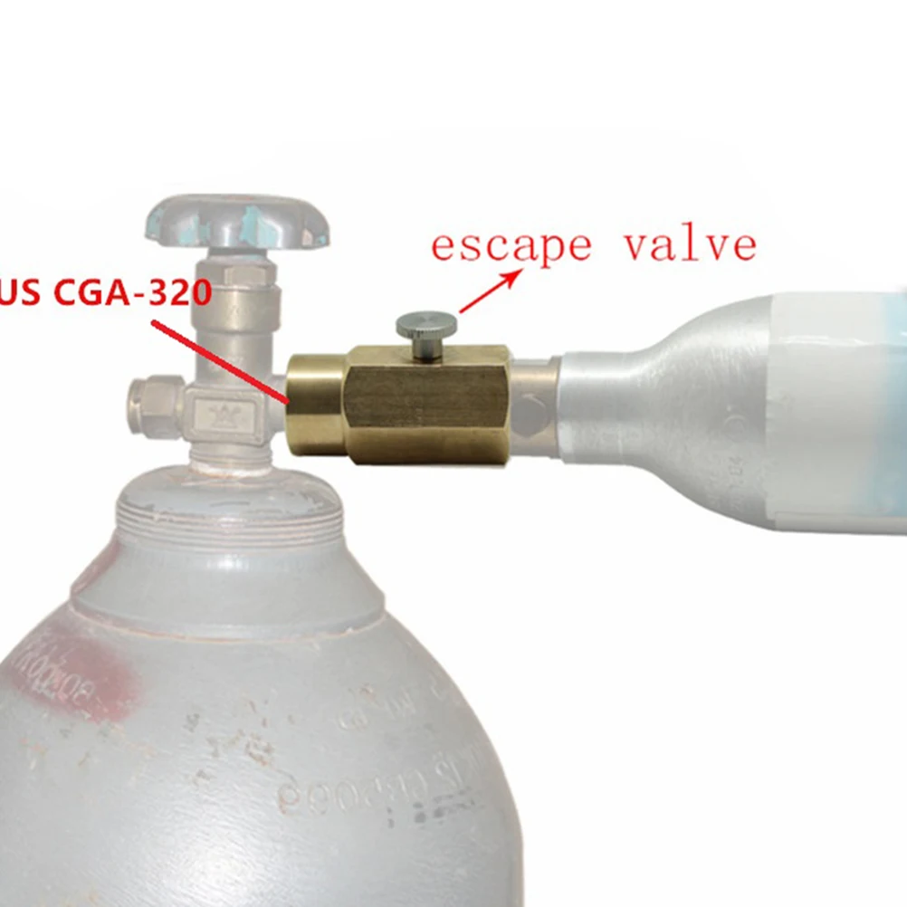 Адаптер для резервуара CO2 сверкающей воды (золотистый) | Автомобили и мотоциклы