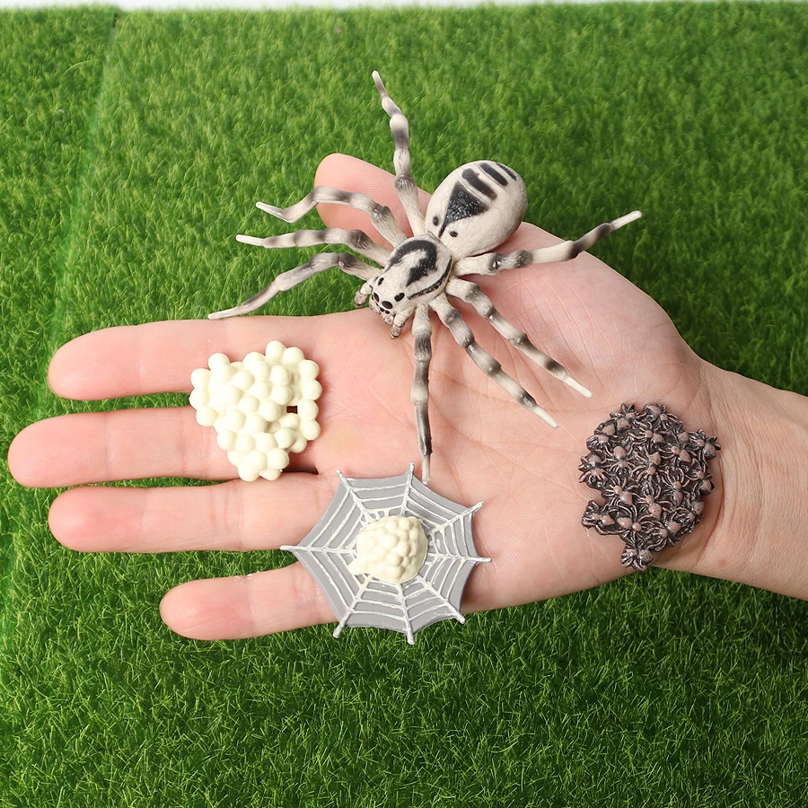 Фигурки бабочки лягушки божьей коровки пчелы паука курицы фигурки животных