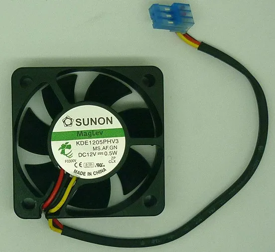 3-контактный скоростной вентилятор охлаждения сервера KDE1205PHV3 SUNON 5015 5 см 50x15 мм |