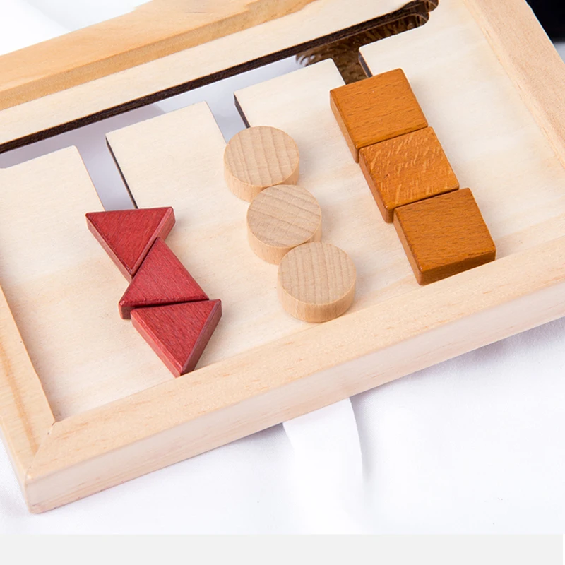 

Baby Montessori Toy Wooden Educational Shape Matching Toys Early Education Intelligence Toys For Kids