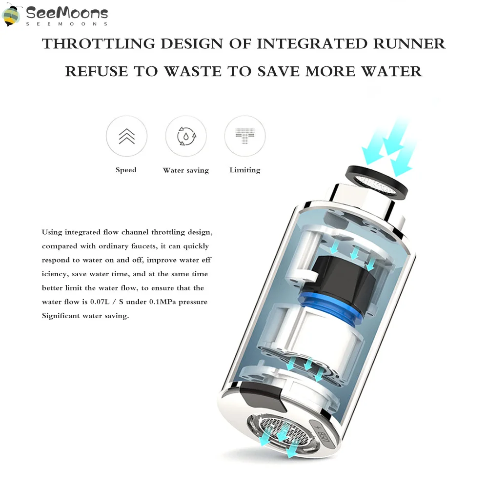 

Sensor faucet water saving device bathroom sensor faucet non-contact faucet kitchen bathroom automatic inflatable sensor faucet