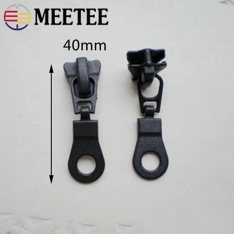 5 ярдов Meetee # резиновая катушка на молнии ползунок для сумок сделай сам кошелек