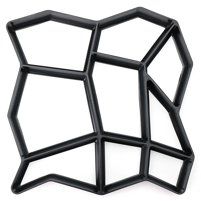 36X36 см Черное производство пластмасс Diy тротуарная пресс-форма семейная кирпичная кладка пол сад пол дорожная плитка цемент дорожка