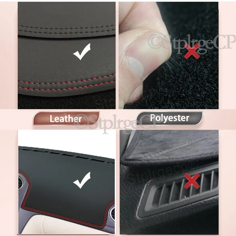 for honda fit jazz 2014 2019 gk5 dashboard cover leather mat pad sunshade protect panel lightproof pad auto part car accessories free global shipping