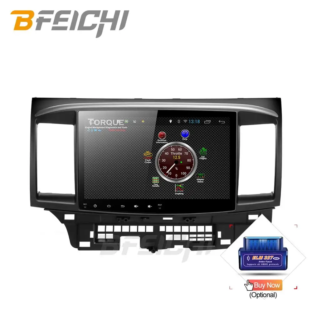Android 9 0 PX30 автомобильный DVD для Mitsubishi Lancer 2005-2016 с 10 1 дюймов 2 DIN gps Радио Видео плеер