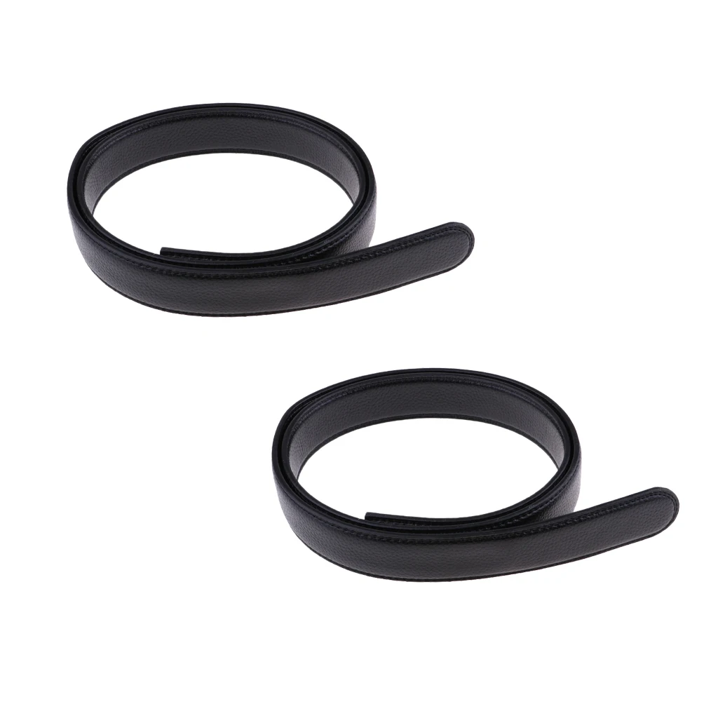 2 шт Замена PU кожаный ремень без пряжки гладкое платье в деловом стиле