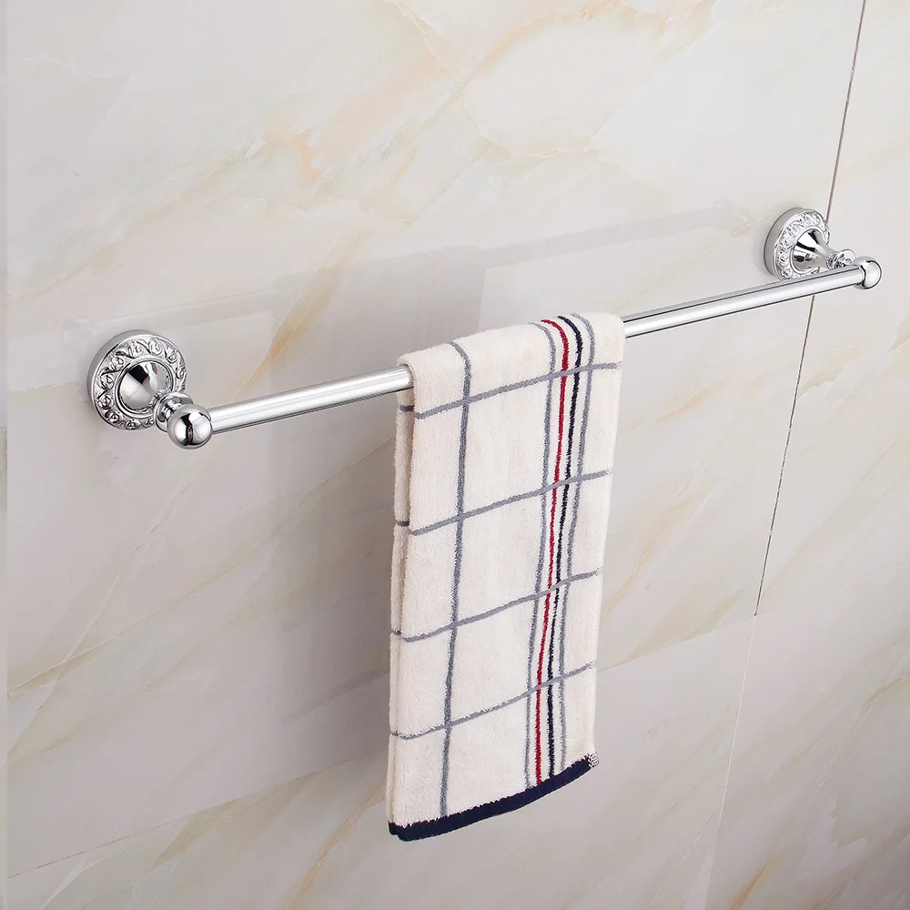 

carved bathroom towel bar 30/40/50/60cm silver toilet paper holder mirror plated surface finishing bathroom hardware set