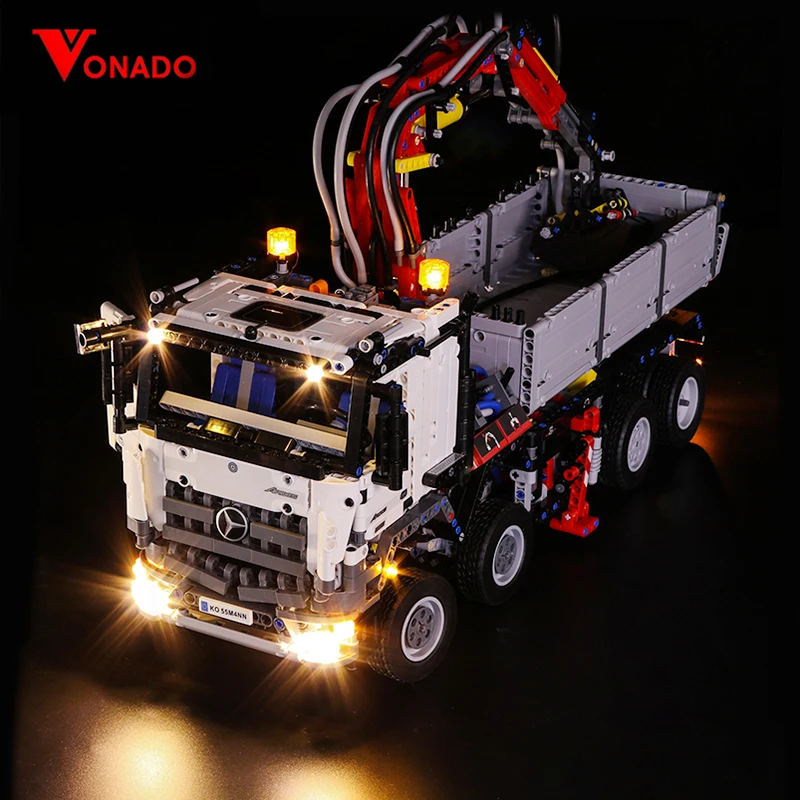 Led Light for 42043 Building Brick Blocks 20005 Technic The Arocs 3245 Truck Car Toys( Light with Battery Box)