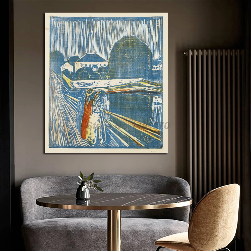 Картины на холсте с изображением крика эдвардеса мунчса экспрессионизма