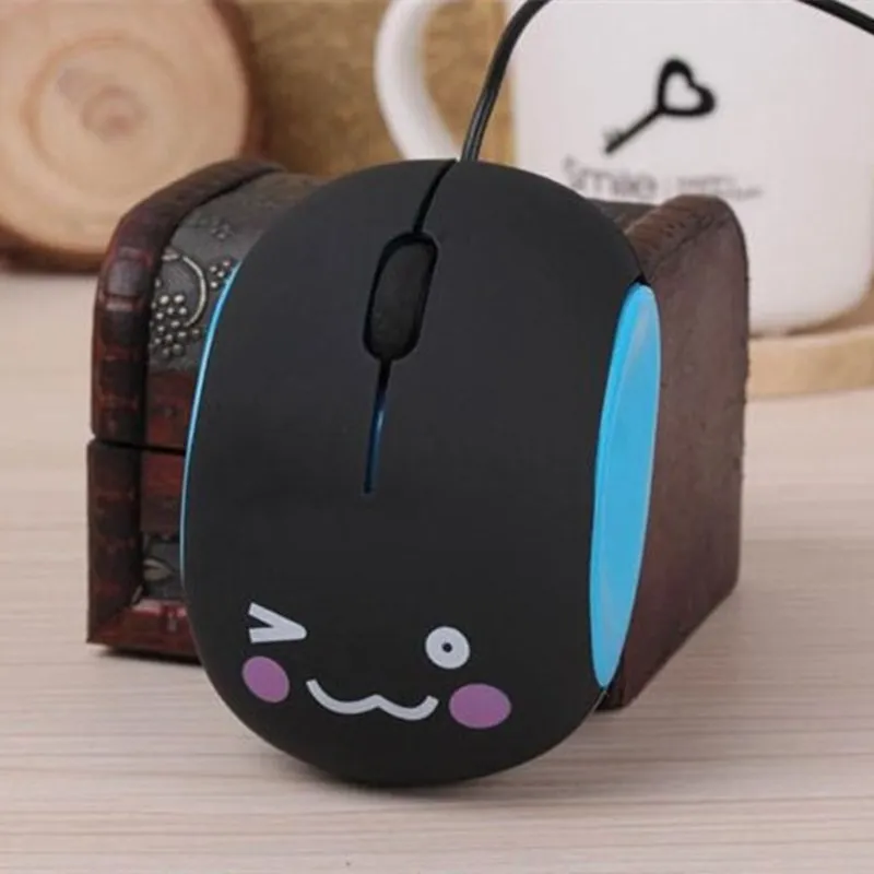 mini Computer Mouse Small Cute for Girls Cartoon USB Creative Wired Laptop Silent Mac Notebook 1200dpi | Компьютеры и офис