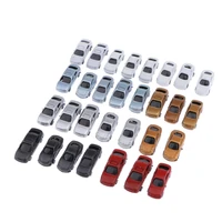 30 painted model cars vehicle fit z 1200 cars parking scenery