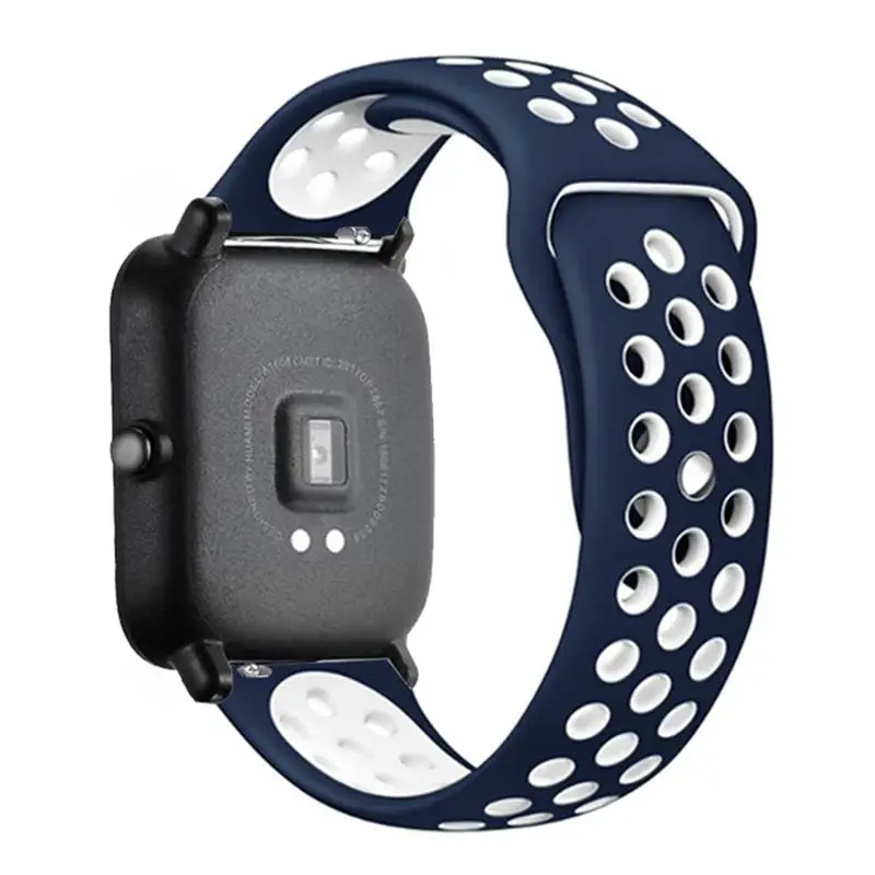 Ремешок для часов 20/22 мм Amazfit GTS 3/2/2e/GTS2 Mini/GTR 42 мм/47 мм/GTR2/2e/stratos 2/3 спортивный