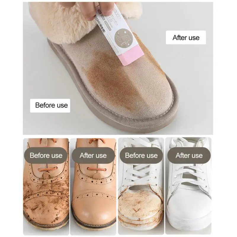 Cleaning Eraser Suede Sheepskin Matte Leather And Fabric Shoes Premium Care Polish Cleaner Brush Rubber Wipe | Дом и сад