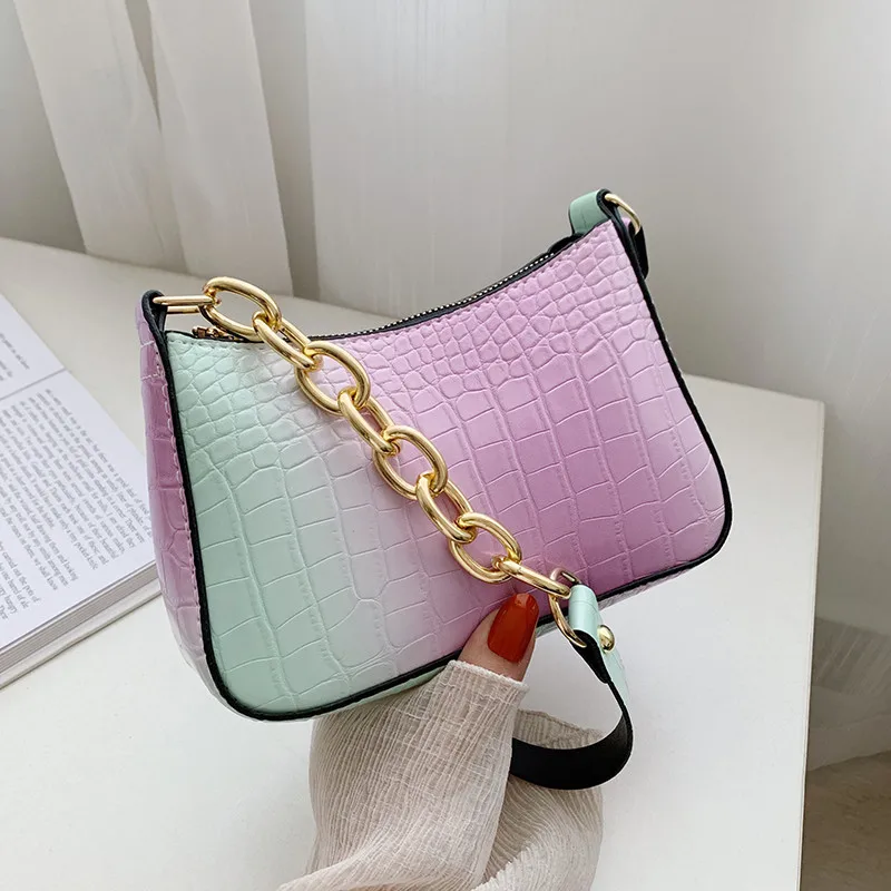 

Женская сумка с градиентным переходом цвета, на весну/лето