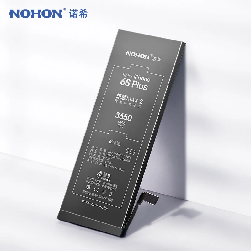 Оригинальный NOHON аккумулятор для iPhone 6S Plus 6splus 5S 7 8 8G iPhone7 Замена Bateria полимерный
