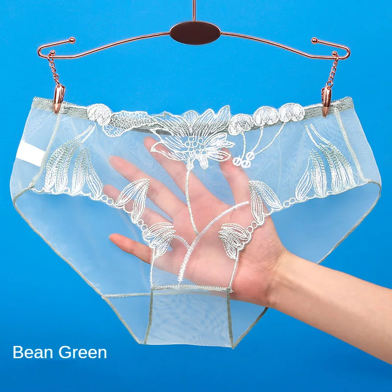 Сексуальное нижнее белье для женщин кружевные трусики с низкой талией дышащее